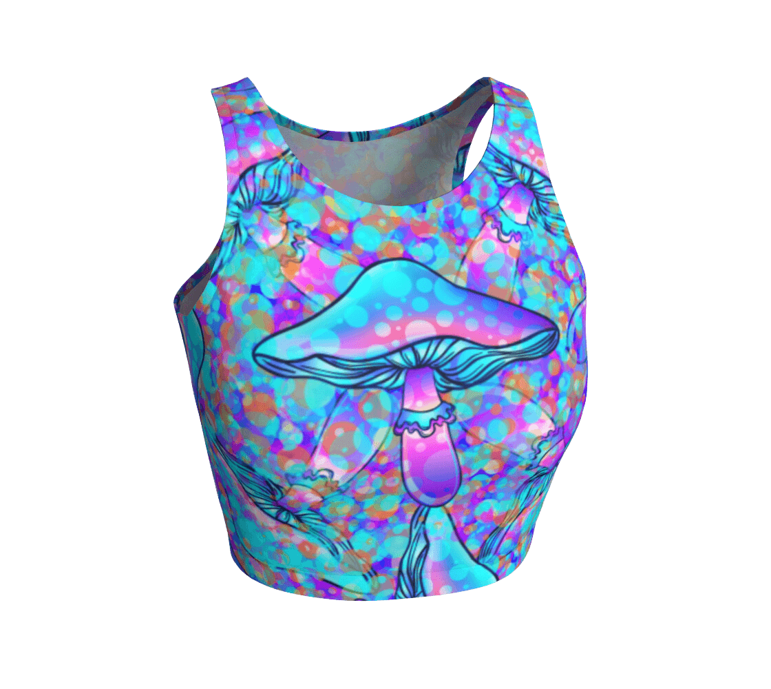 Butterfly Baby Athletic Crop Top - A Store On Jupiter