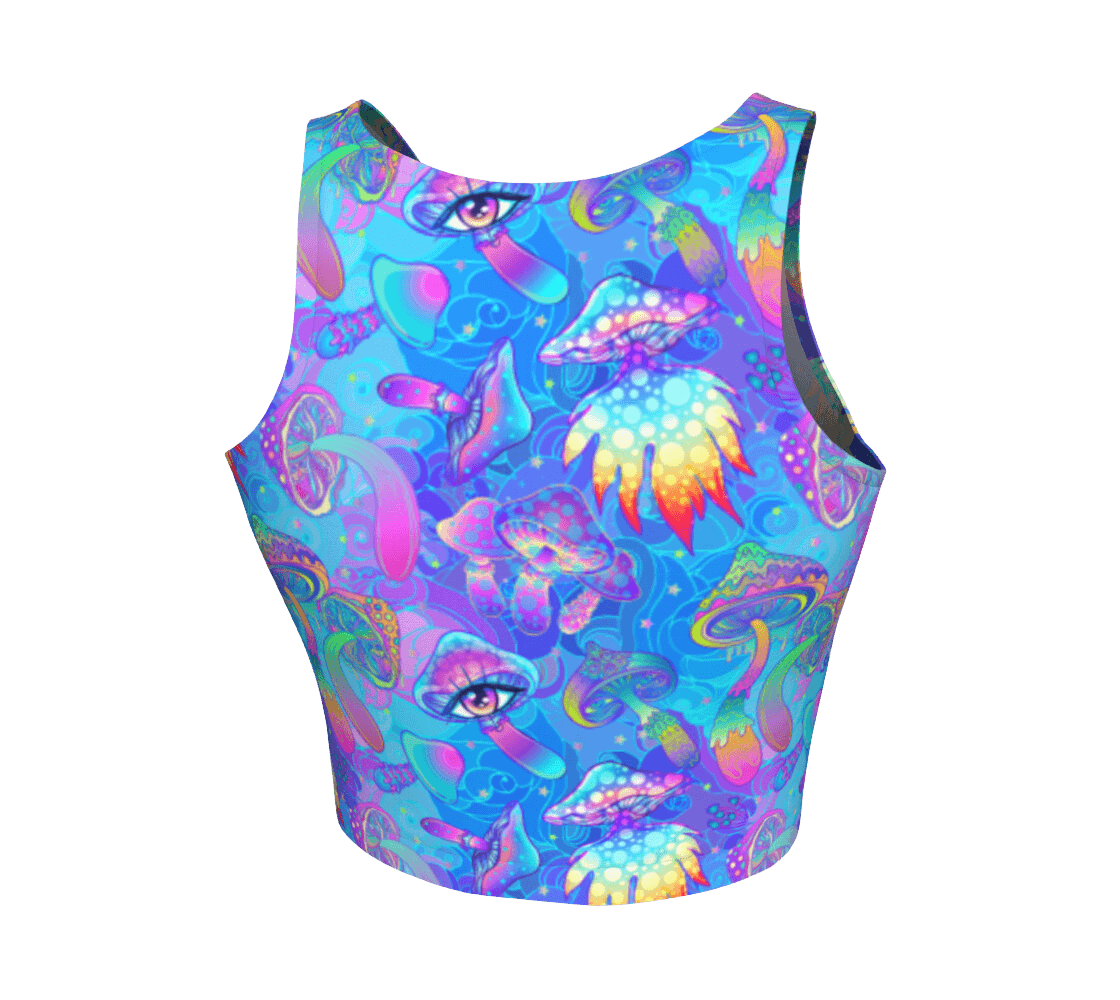 Candy Carnival Athletic Crop Top - A Store On Jupiter