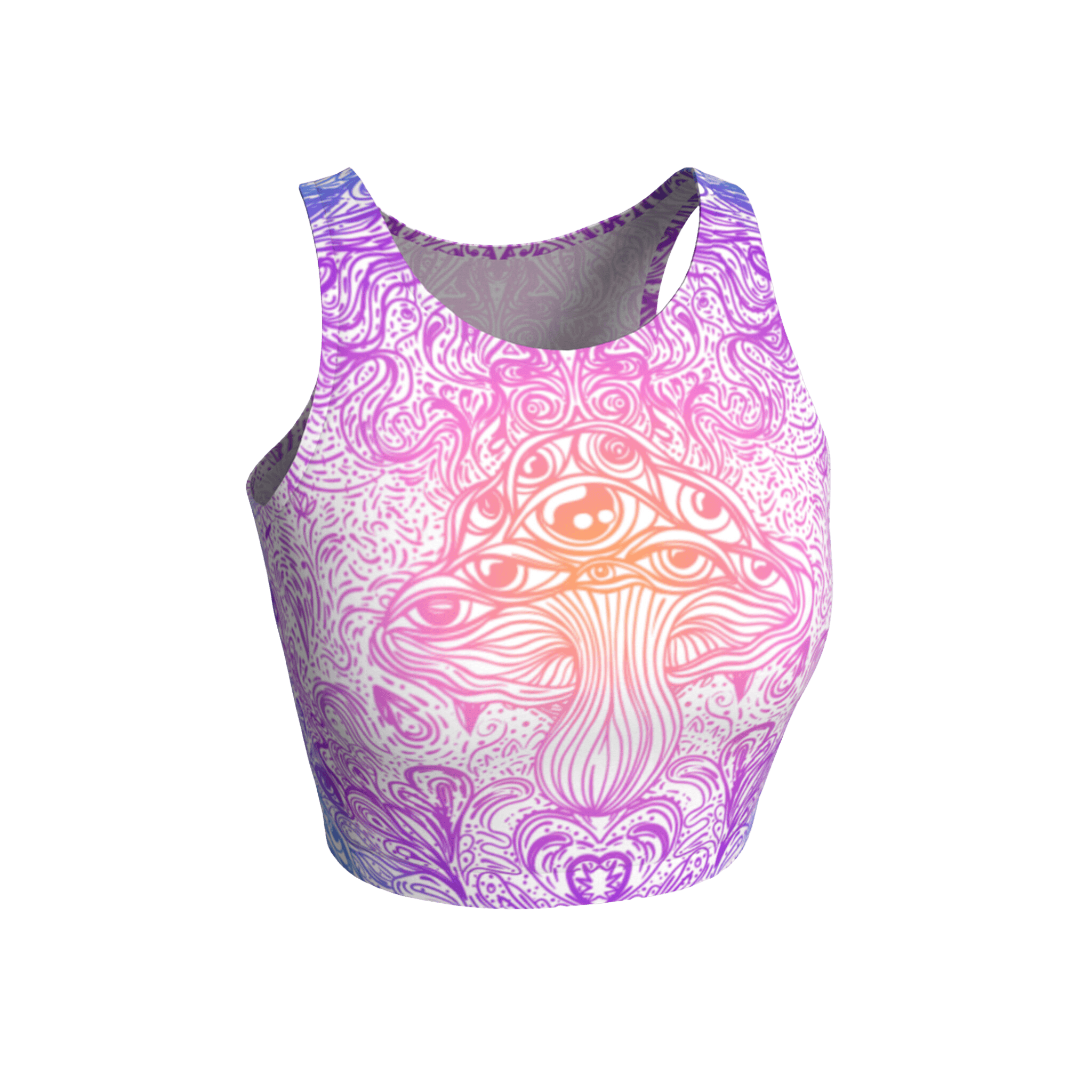 Fairy Forest Athletic Crop Top - A Store On Jupiter