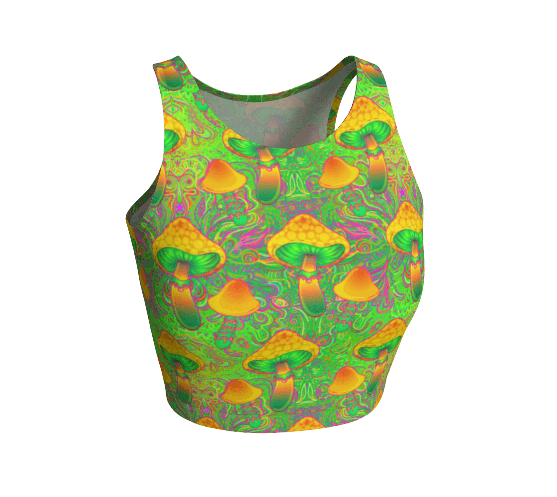 Green Prince Athletic Crop Top - A Store On Jupiter