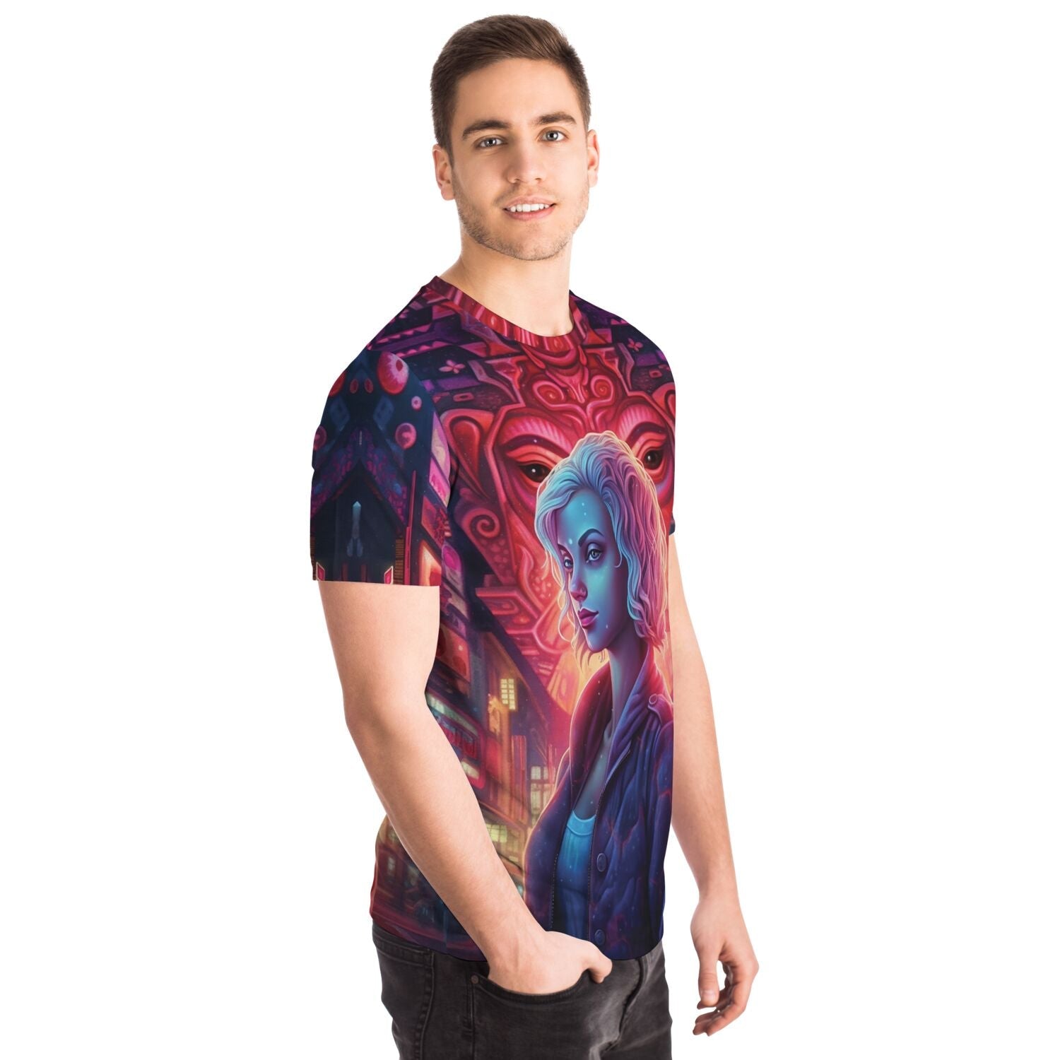 Psyberchick Fire Unisex T-Shirt - A Store On Jupiter