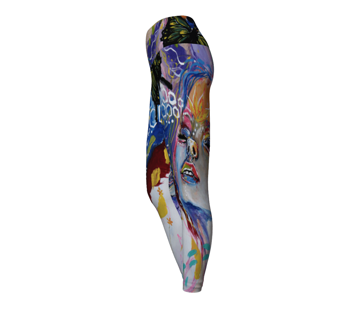 Sekhmet by Psyberfairy Yoga Leggings - A Store On Jupiter