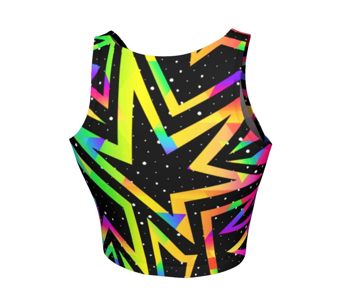 Star Bright Athletic Crop Top - A Store On Jupiter