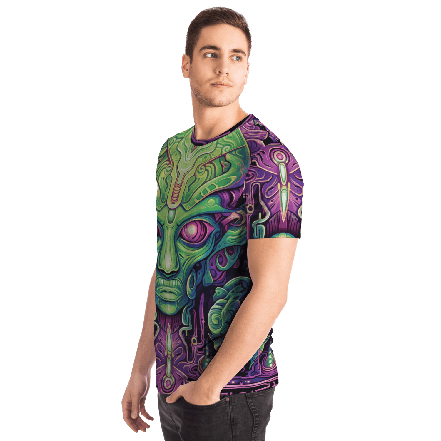 Temple Alien Unisex T-Shirt - A Store On Jupiter
