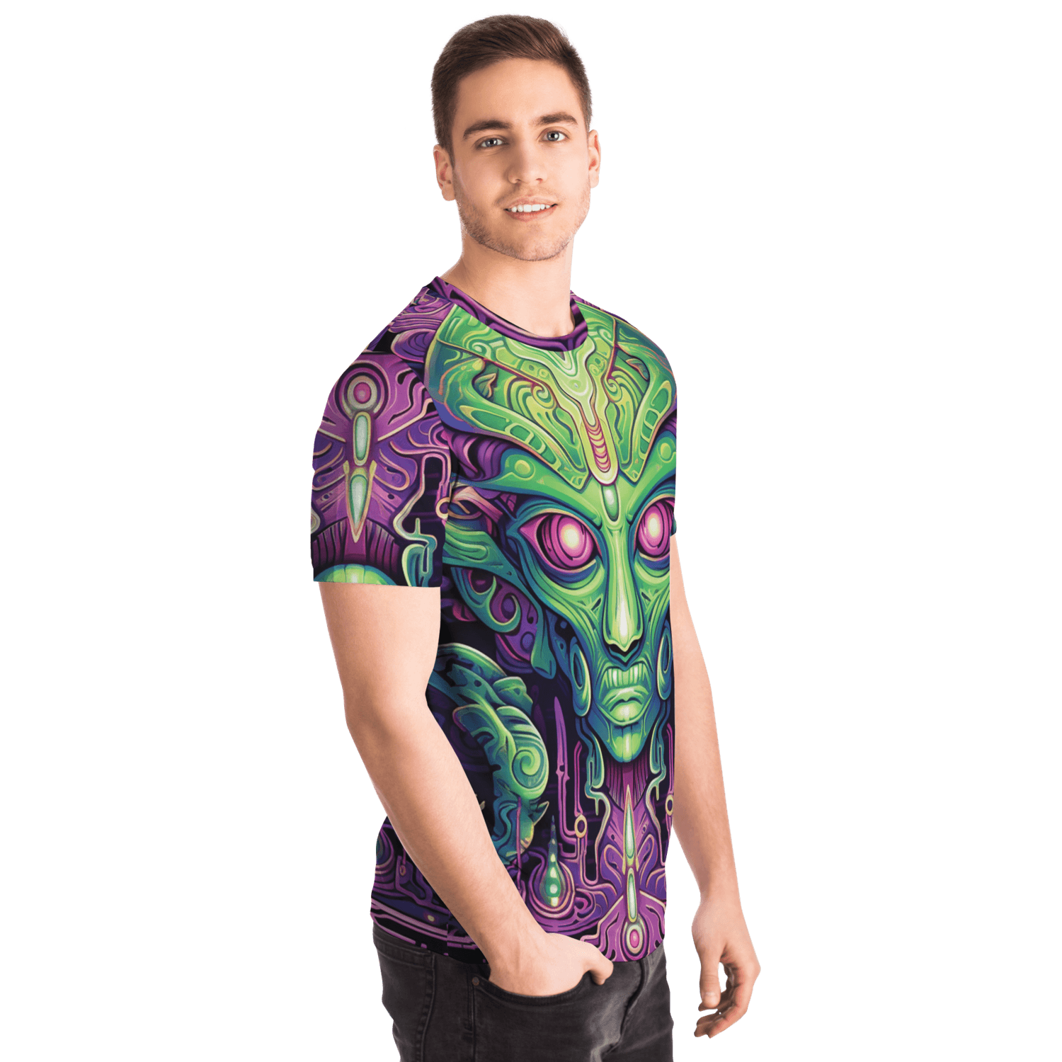 Temple Alien Unisex T-Shirt - A Store On Jupiter